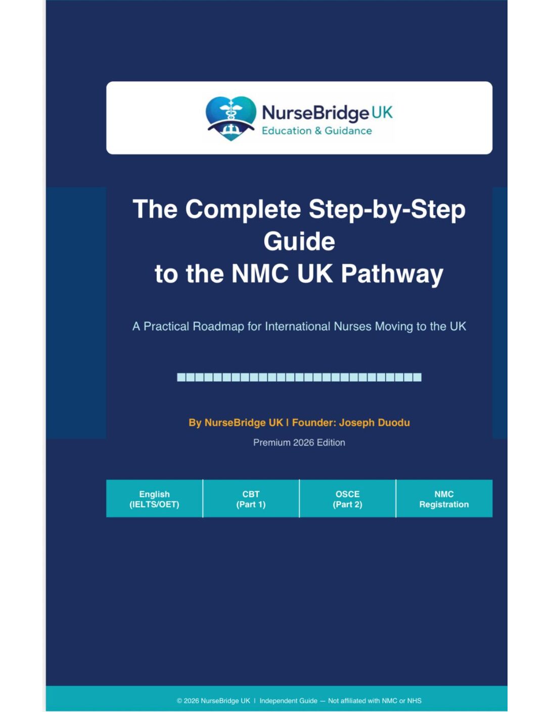 Complete NMC UK Pathway Blueprint  for International Nurses– 2026 Edition